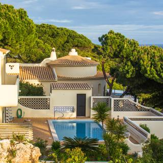 Algar Seco Parque | Carvoeiro, Algarve | v4 villa fernao magalhaes eingang und pool