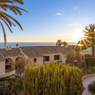 Algar Seco Parque | Carvoeiro, Algarve | sonnenuntergang mit meerblich von der ferienwohnung
