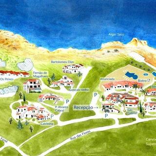 Algar Seco Parque | Carvoeiro, Algarve | o mapa do algar seco parque