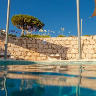 Algar Seco Parque | Carvoeiro, Algarve | dentro da piscina
